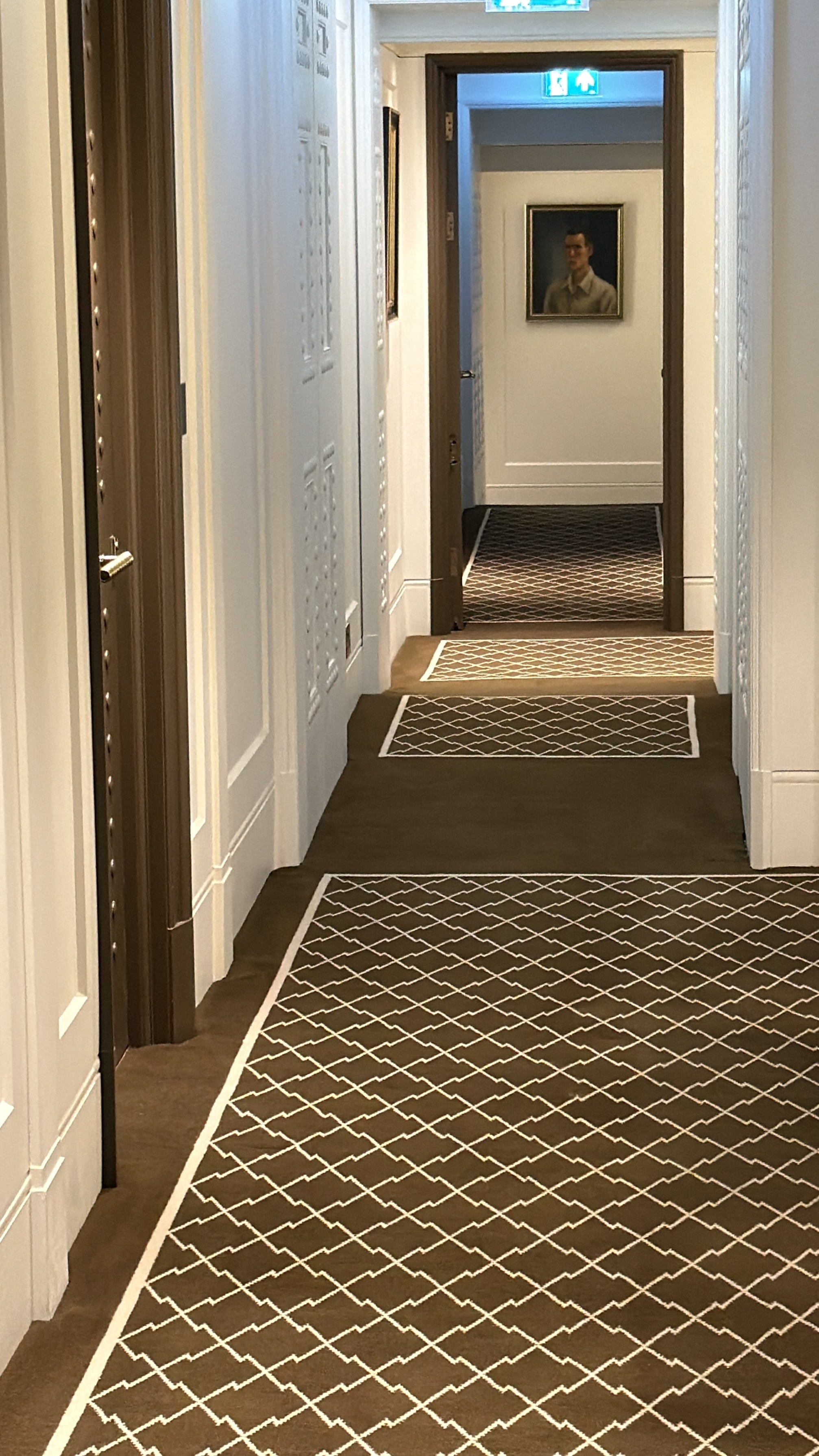 Hotel Brown's Mayfair — Arabescato marble work, view two