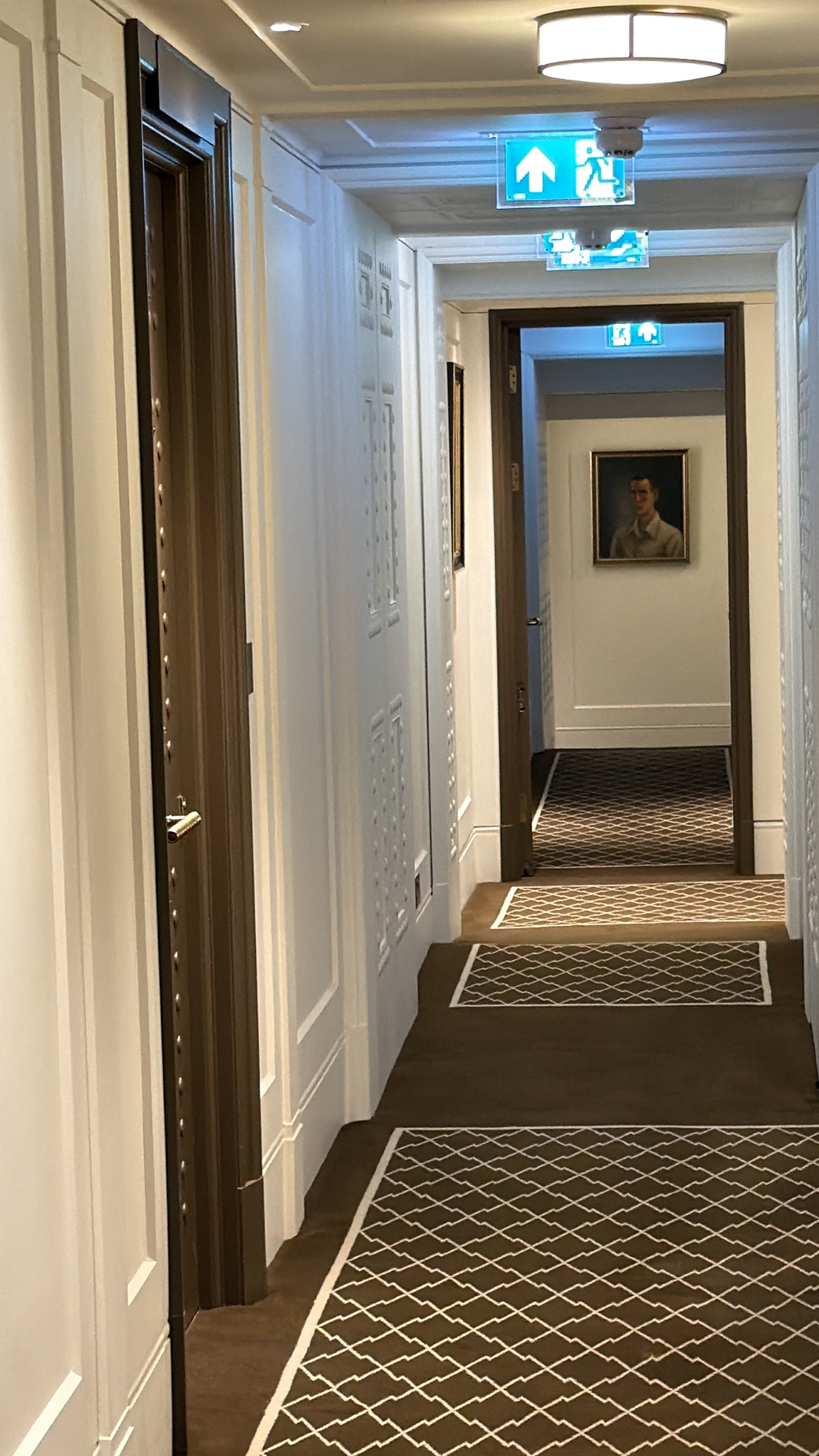 Hotel Brown's Mayfair — Arabescato marble work, view three